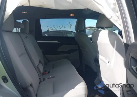 2017 Toyota Highlander Le from USA, damaged, VIN 5TDBZRFH6HS441124